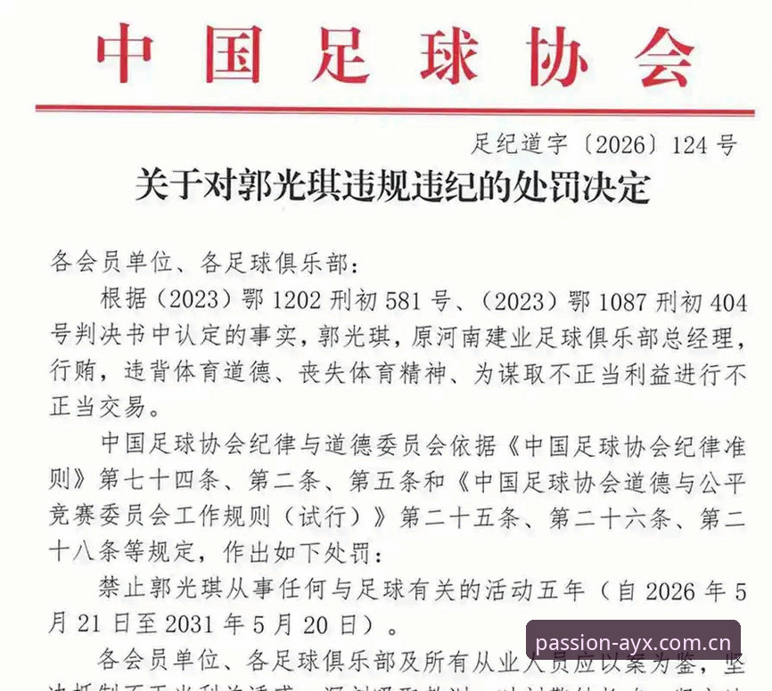足球行业整顿事件解读指南——从第三批禁足名单看中国足球发展新趋势